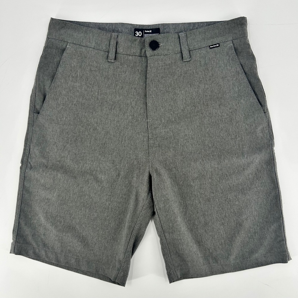 Hurley Phantom Hybrid Walkshorts Mens 30 Gray Heather Quick Dry CK4535 Shorts